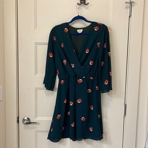 Green fox dress size medium M from Everly